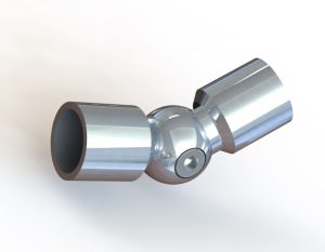 Coude Articulé pour Lisse Ø16mm - Réf : B2