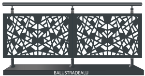 Garde Corps avec Tôle et sans lisse horizontale